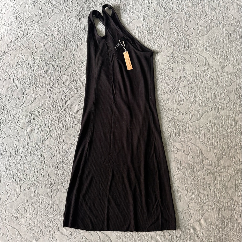 skims soft lounge one shoulder dress